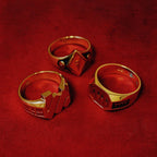 18k gold vermeil rings 925 silver 