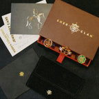 gift ready gold rings packaging 925 silver