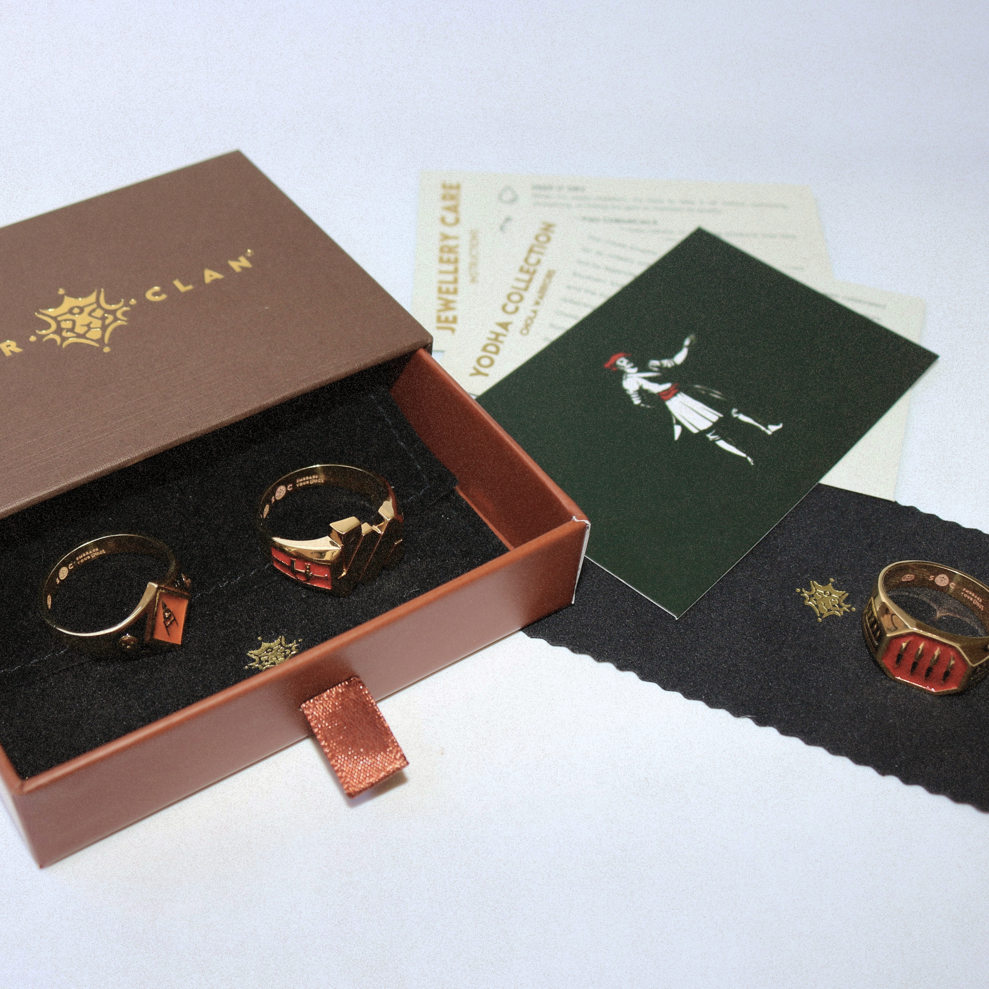 gift ready packaging gold rings premium