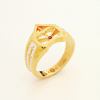 18k gold vermeil ring premium mens jewellery